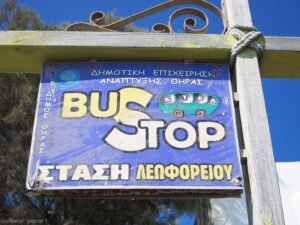 How to get from Kamari to Fira - Santorini Bus Schedule and Guides